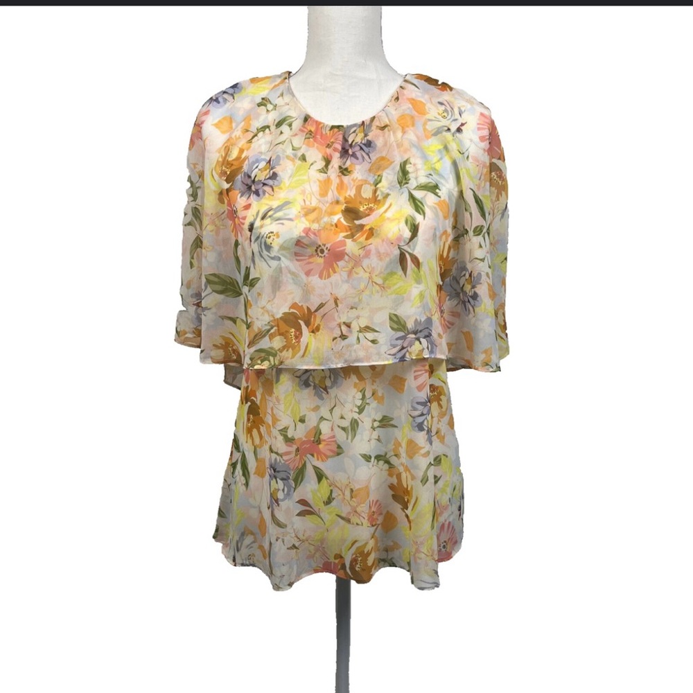 Zara Floral Blouse - Multicolor